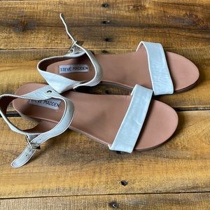 White sandals